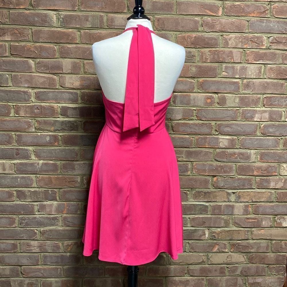 TCEC Fuchsia Halter Dress Size Medium NWT - Picture 4 of 8